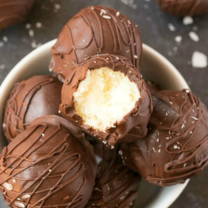 4 Ingredient Chocolate Coconut Balls