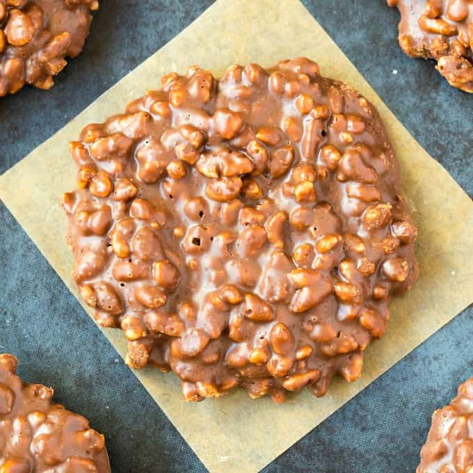 Homemade Star Crunch Cookies-NO baking!