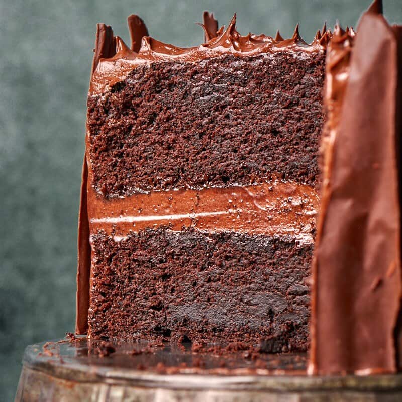 Vegan Chocolate Cake- The BEST chocolate cake